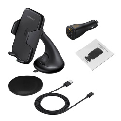 Беспроводная зарядка в машину Qi Car Fast Wireless Charger