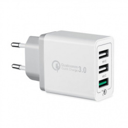 Зарядка с 3 портами и QC3.0 за 6.99$