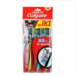 Комплект зубных щеток Colgate с древесным углем за 1.96$