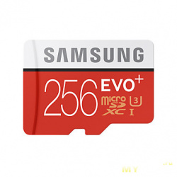 Купон на Samsung 256GB Micro SD EVO+ (UHS-I U3 ) — 71,19$ c купоном