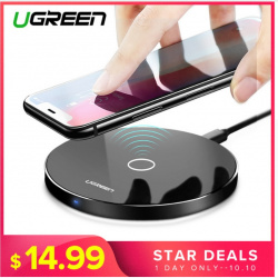 Снижение цены на брендовую беспроводную зарядку  Ugreen для смартфонов с Qi ($14.99)