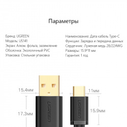 Снова приятная цена 0.9$ на хорошие кабели от Ugreen длиной 1.5м