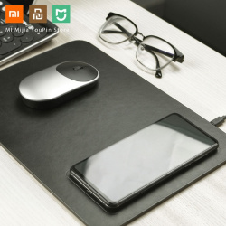 Коврик с встроенной беспроводной зарядкой. Xiaomi miiiw wireless charging mouse pad. Цена 23.9$