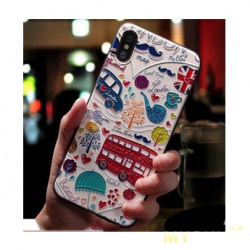 Рельефные чехлы на iphone за US $1.74