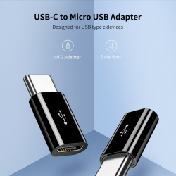 2 адаптера microUSB на USB Type C с поддержкой OTG за $0.99