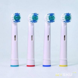 Сменные насадки на электрические зубные щетки от Oral-B (4шт) за 1.03$