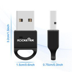 Rocketek CSR 4.0 A2DP Bluetooth USB адаптер для ПК за US $1.89
