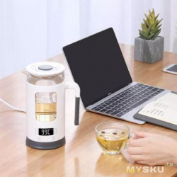 Xiaomi LIFE ELEMENT 600 Вт электрический чайник с отображением температуры.  $47.99