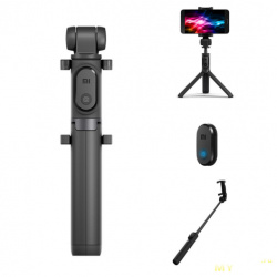 Селфи-палка трипод Xiaomi 2in1 bluetooth Mini за 14,20$