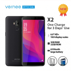 Смартфон Vernee X2 — автономный бюджетник (6350 mah)