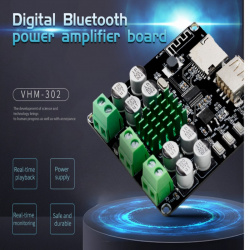 Недорогой модуль для аудио VHM-302 на базе TPA3116D2 (2х50 Вт, Bluetooth, USB, MicroSD) за $5.95