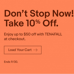 Купон на 10% eBay