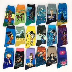 10 пар носков для любителей живописи. Цена $15.90