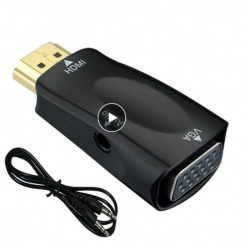 Переходник-преобразователь HDMI-VGA  за 1.87$