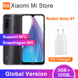 Смартфон Redmi Note 8T 3+32GB NFC/Global. Цена 151$ c промокодом