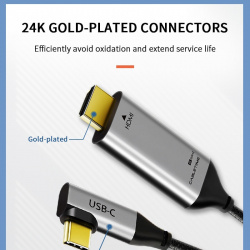 Мультимедиа кабель TypeC-HDMI CABLETIME 1,8м за 9,99$