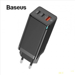 Мощная зарядка Baseus 65Вт GaN с поддержкой QC4.0 PD3.0 за 24.99$