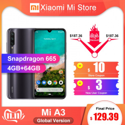 Xiaomi A3. Бюджетный камерофон с голым андроидом.