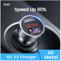 Автомобильное зарядное QC 3.0 за 2.65$