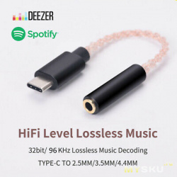 Цап для смартфона typeC-3.5mm за 17.49$