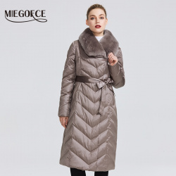 Теплый плащ от Miegofce