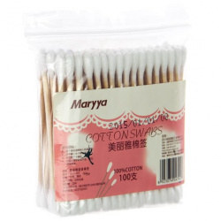 Бамбуковые ватные палочки Maryya 100шт. за $0.99