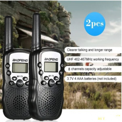 Комплект детских раций Baofeng BF-T3 за 11,11$