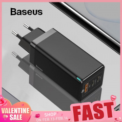 Baseus 65W GaN Fast Charger за 24 USD.