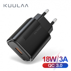 Зарядное устройство Kuulaa QC 3.0 18W за 1.9$
