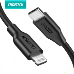 Кабель для быстрой зарядки устройств Apple — Choetech USB-C to Lightning MFI 2м