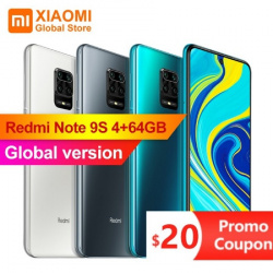 Redmi Note 9S. 4/64GB за $159.27 и 6/128GB за $179.27