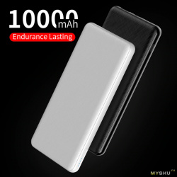 Повербанки YKZ c Быстрой зарядкой QC3.0/PD3.0/+ порт Lightning 10000mAh