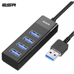 Hub USB 3.0 ESR на 4 порта за 4.79$ (8.63$ за два)