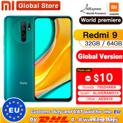 Global Redmi 9 на 3/32Гб NFC с промокодом за 127.29$