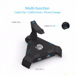 Мультифункциональный USB3.0 хаб — органайзер от Orico за 9.56$