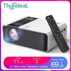 Мини-проектор ThundeaL TD90 HD за 68.12$ и 99.89$ (андроид версия)