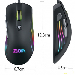 Проводная игровая мышь ZUOYA AT962 за $14.04