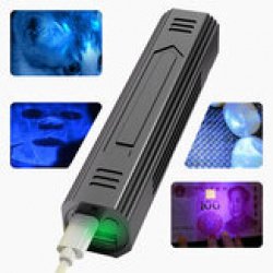 Powerbank с УФ-фонарём 365 нм за $9.8