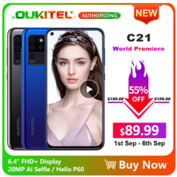 Смартфон Oukitel C21 за 89.99$