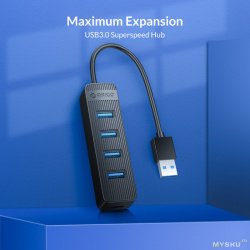 USB 3,0 концентратор на 4 порта от магазина ORICO за $2.99.