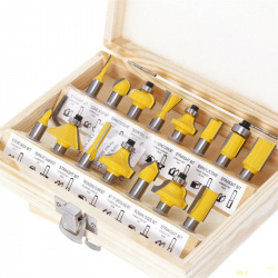Фрезы для кромочного фрезера от Drillpro. 15шт за $17.55
