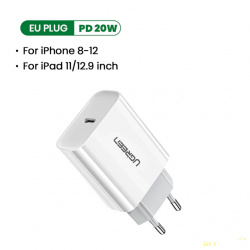 [11.11] Зарядное устройство Ugreen QC4.0 QC3.0 PD 20Вт за 5.19$
