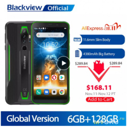 [11.11] Смартфон BLACKVIEW BV6300 Pro (Helio P70, 6/128GB, IP68) за 155.21$