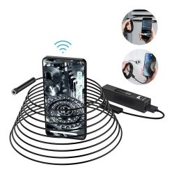 Беспроводной эндоскоп BlitzWolf BW-YPC110 с подсветкой и регулировкой ее яркости
