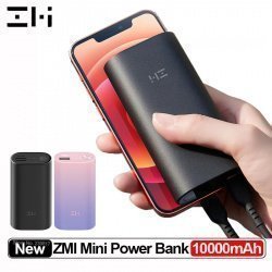 $34.34 за внешний аккумулятор ZMI QB818 (10000 mAh, 30W, USB-A/USB-C)