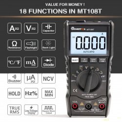 9.99$ Мультиметр MUSTOOL MT108T
