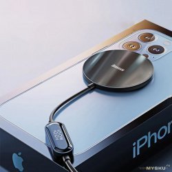 17.99$ Беспроводная магнитная зарядка Baseus 15W