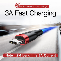 USB Type C кабель 3А от Baseus. Доставка из РФ. От 348,20 руб.