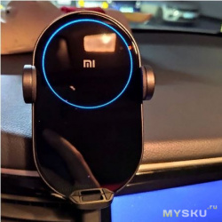 Беспроводное автомобильное зарядное устройство Xiaomi Mi Qi WCJ02ZM, 20W $28.99/1997 руб.