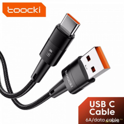 Кабель Toocki 66W USB A to C длина 0.25м за 13.22 руб.